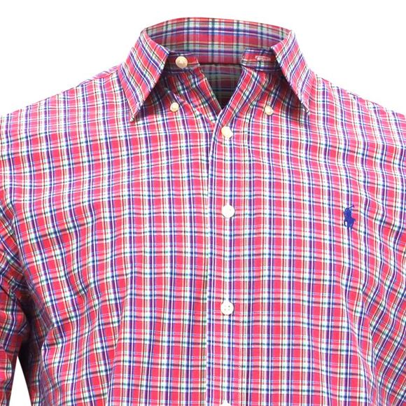 Ralph Lauren Plaid Long Sleeve Shirt in Multicolor Cotton - Picture 2 of 6